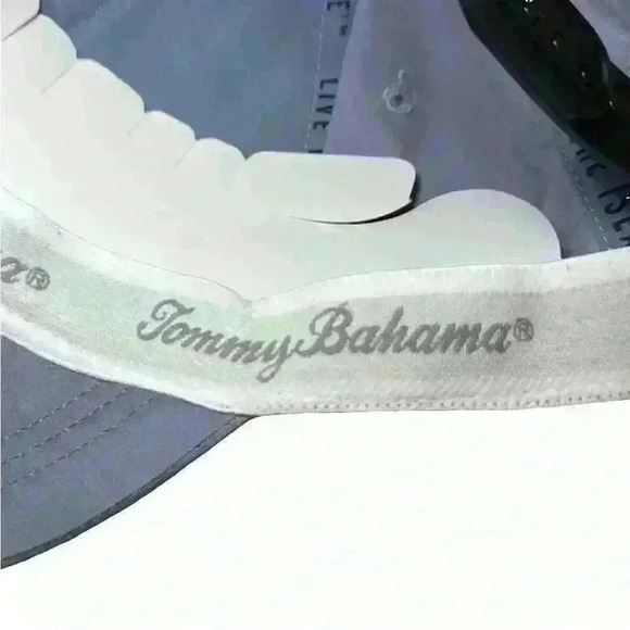 Tommy Bahama Gray Flag Patch Golf Tees and Clubs Baseball Cap NWT Adult One Size - Picture 7 of 8